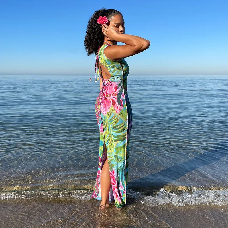 Naima Printed Maxi Dress