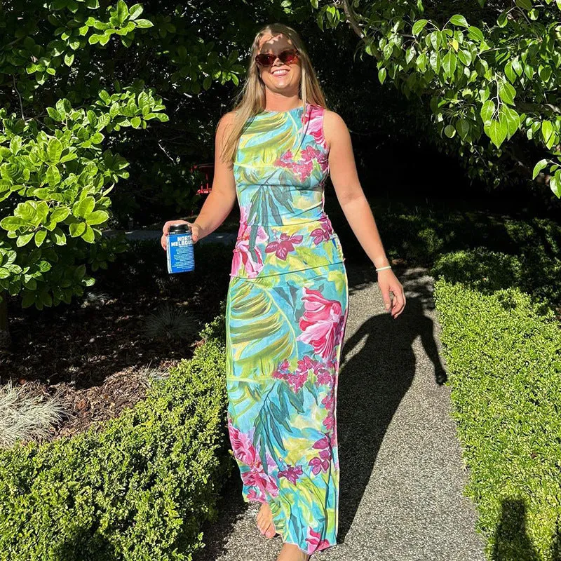 Naima Printed Maxi Dress
