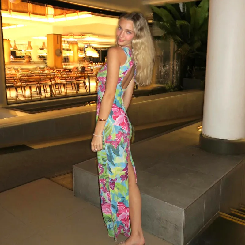 Naima Printed Maxi Dress