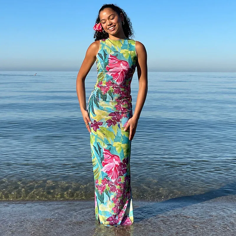 Naima Printed Maxi Dress