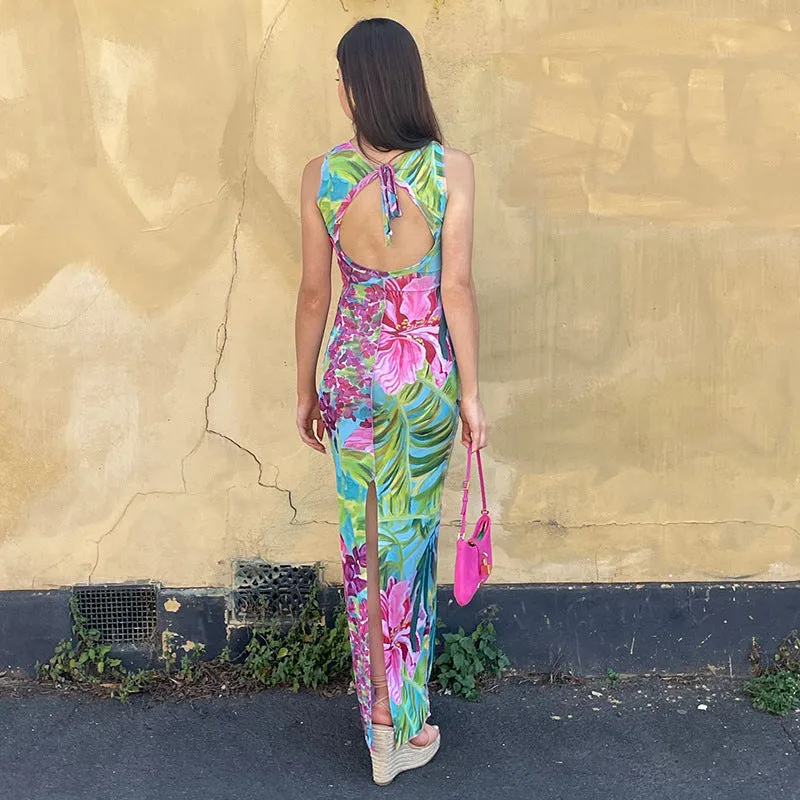 Naima Printed Maxi Dress
