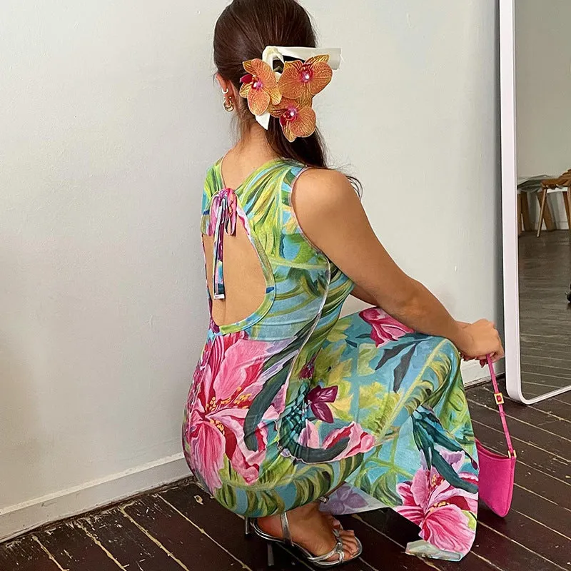 Naima Printed Maxi Dress
