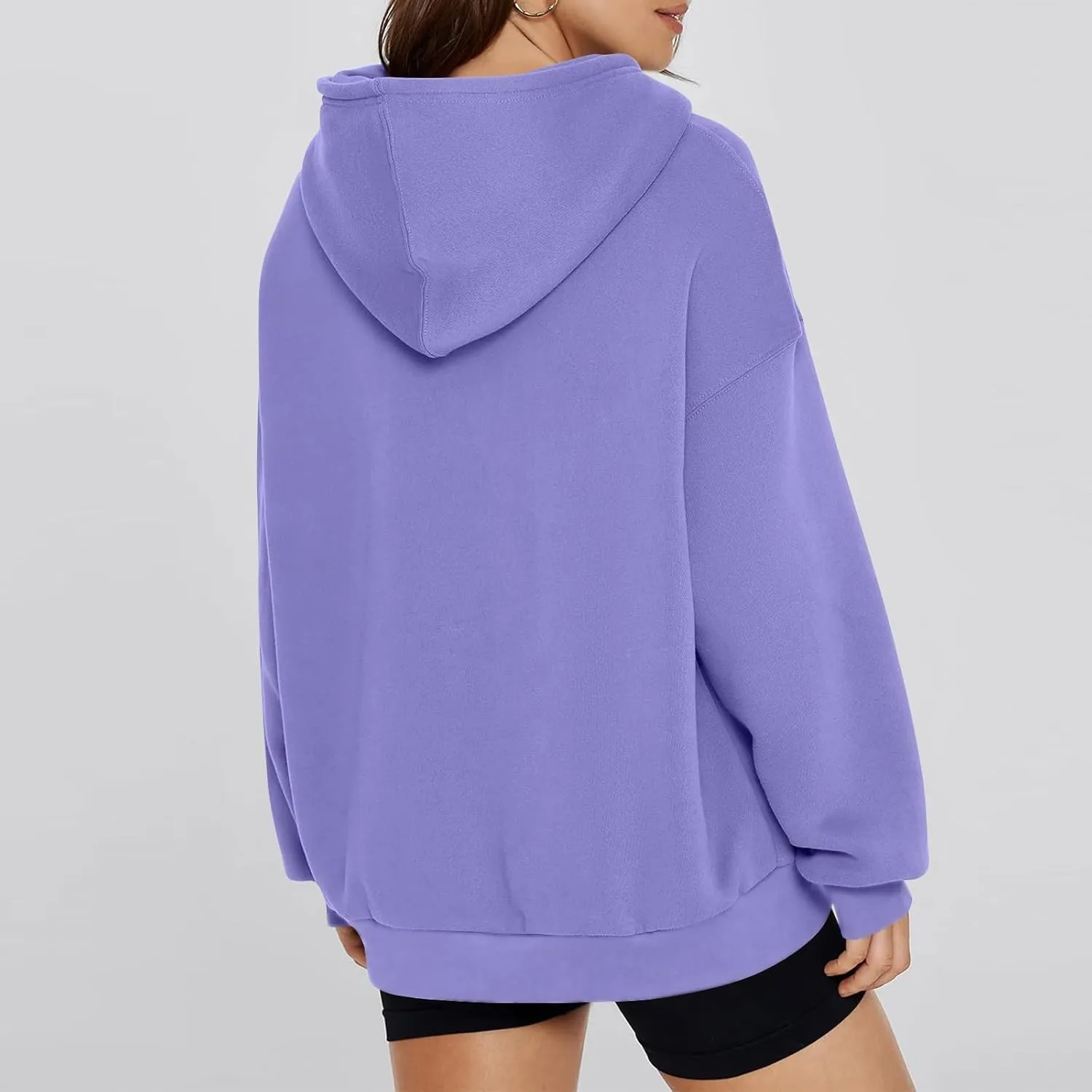NBXNZWF Women's Oversized Hoodies 2025 Fall Y2K Clothes Long Sleeve Casual Loose Pullover Hooded Sweatshirts with Pocket