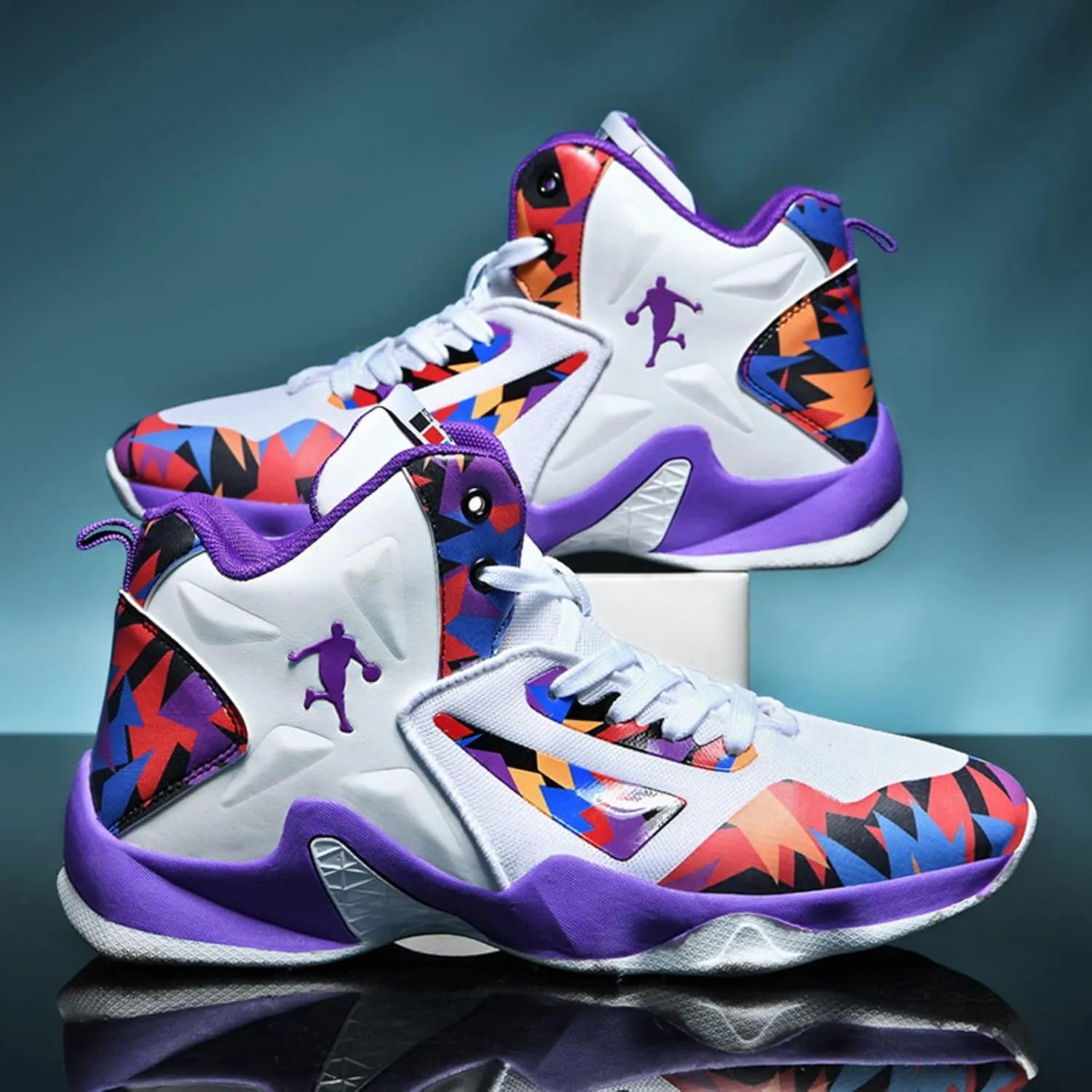 New Flying Woven Fashion Basketball Shoes