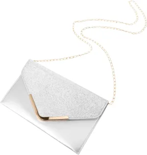 NOLITOY Sequin Evening Clutch Bag for Women Stylish Purse with Chain Shoulder Strap for Weddings and Formal Parties Women Handbags and Purses