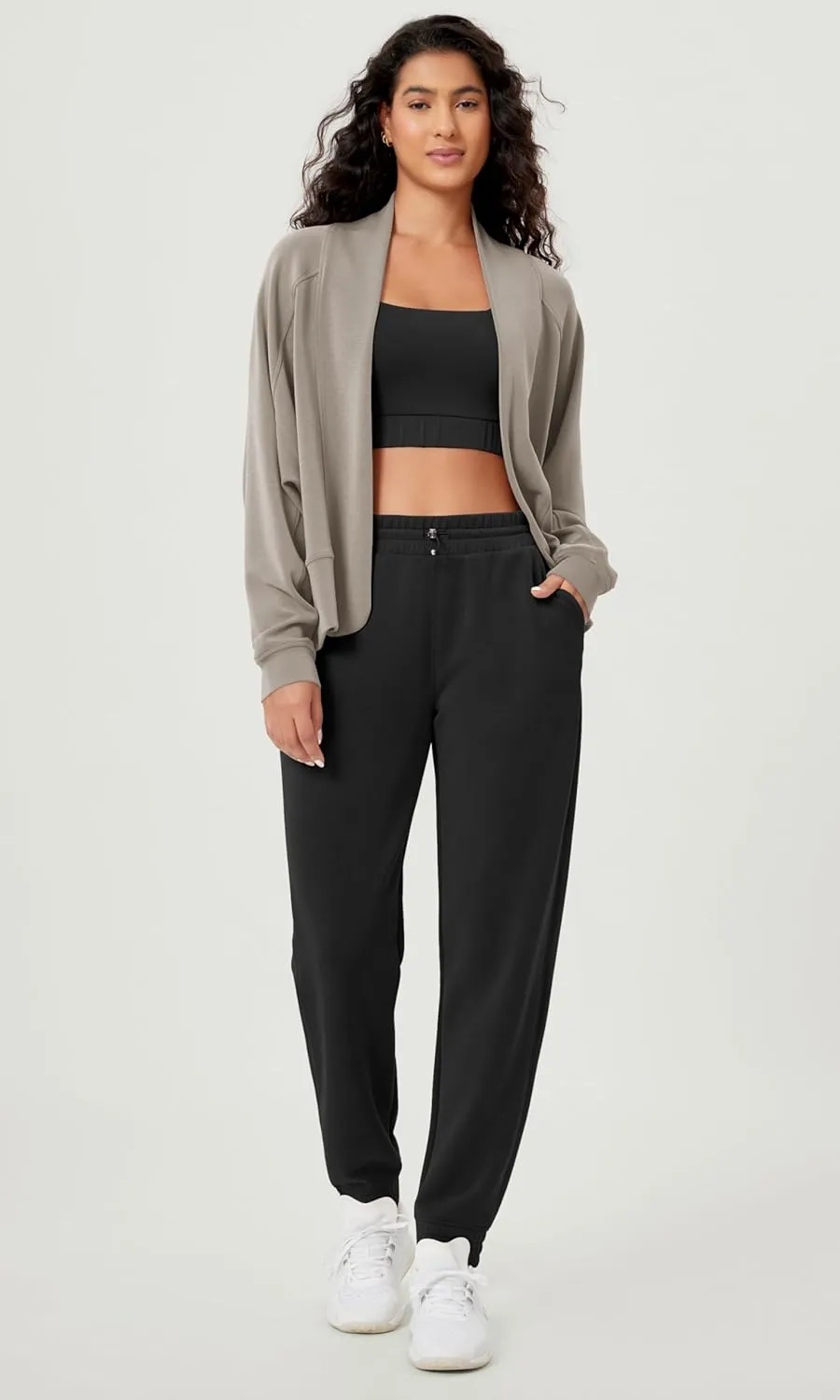 ODODOS Women's Modal Soft Open Front Cardigans Long Sleeve Casual Wrap Outwear