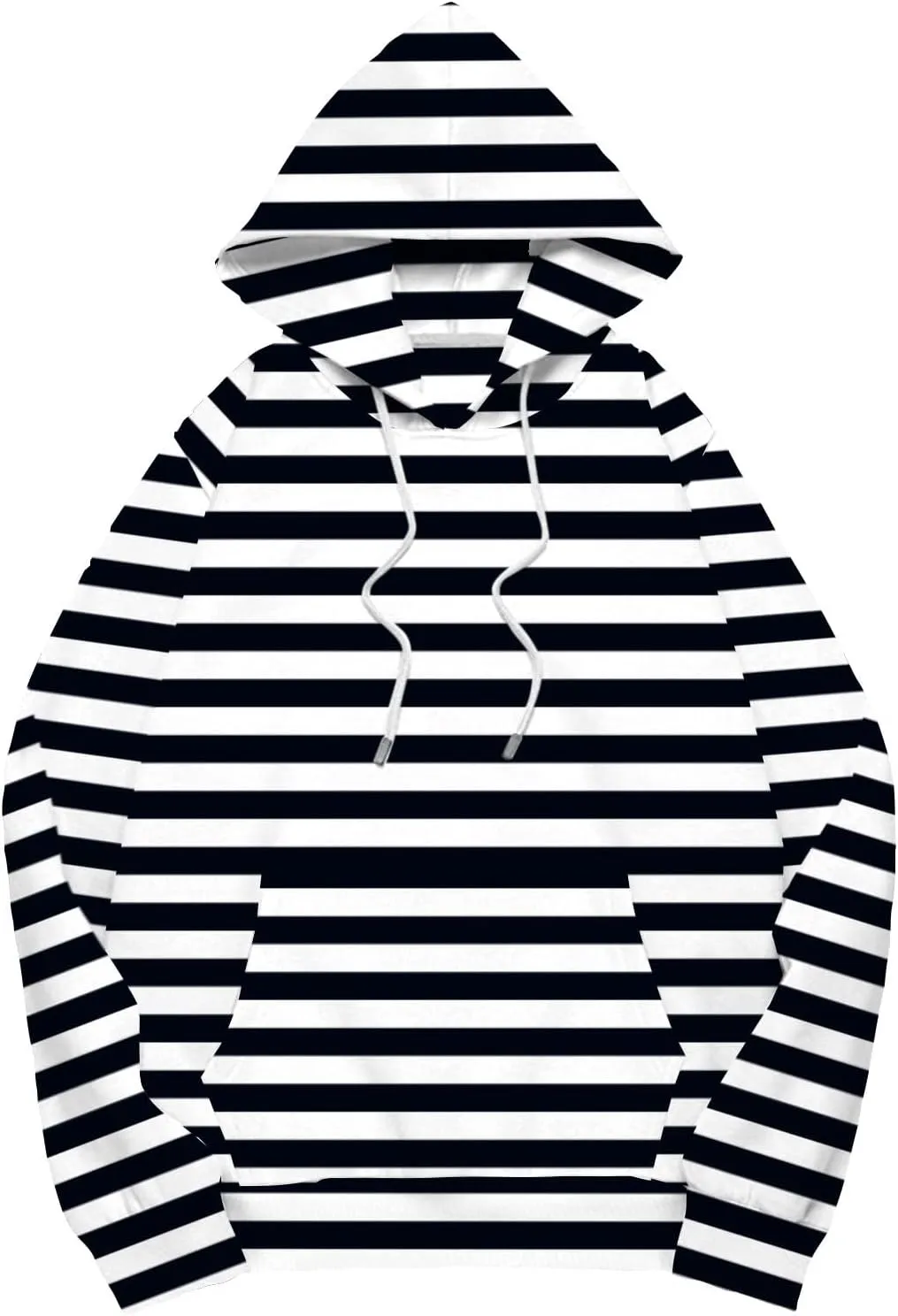 Oversized Hoodies for Women Drop Shoulder Striped Fleece Sweatshirts 2024 Plus Size Pullover Tops Trendy Outfits