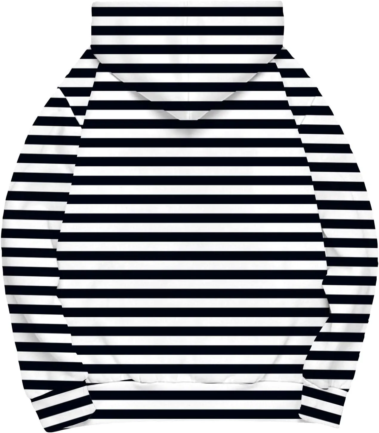 Oversized Hoodies for Women Drop Shoulder Striped Fleece Sweatshirts 2024 Plus Size Pullover Tops Trendy Outfits