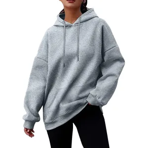 Oversized Hoodies For Women,2024 Fall Soft Fleece Long Sleeve Hoodies Pullover Tops Y2K Sweatshirts With Pockets