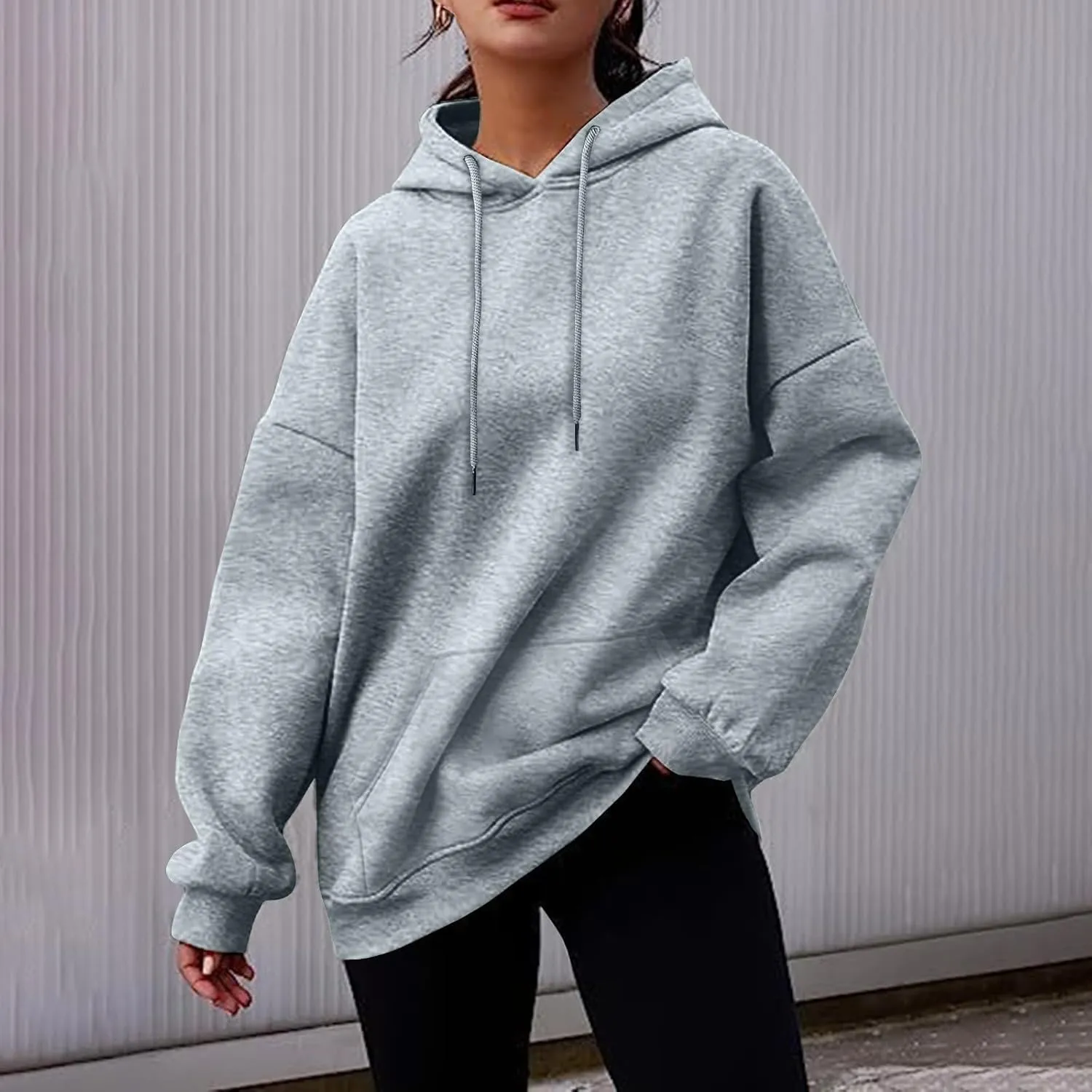 Oversized Hoodies For Women,2024 Fall Soft Fleece Long Sleeve Hoodies Pullover Tops Y2K Sweatshirts With Pockets