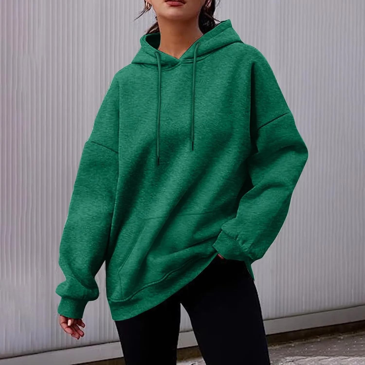 Oversized Hoodies For Women,2024 Fall Soft Fleece Long Sleeve Hoodies Pullover Tops Y2K Sweatshirts With Pockets