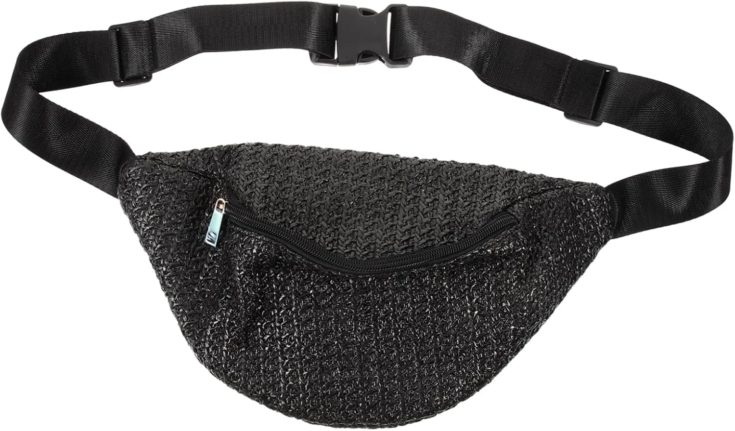 PartyKindom Waist Pouch for Women Belt Bag Straw Woven Design Stylish Compact and Easy to Carry