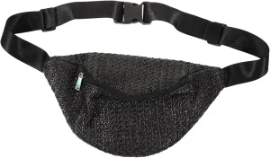 PartyKindom Waist Pouch for Women Belt Bag Straw Woven Design Stylish Compact and Easy to Carry