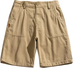 Plus Size Men's Cargo Pants Cotton Casual Work Trousers Hiking Pants Slim Fit Striped Fashion Casual Elastic Trousers
