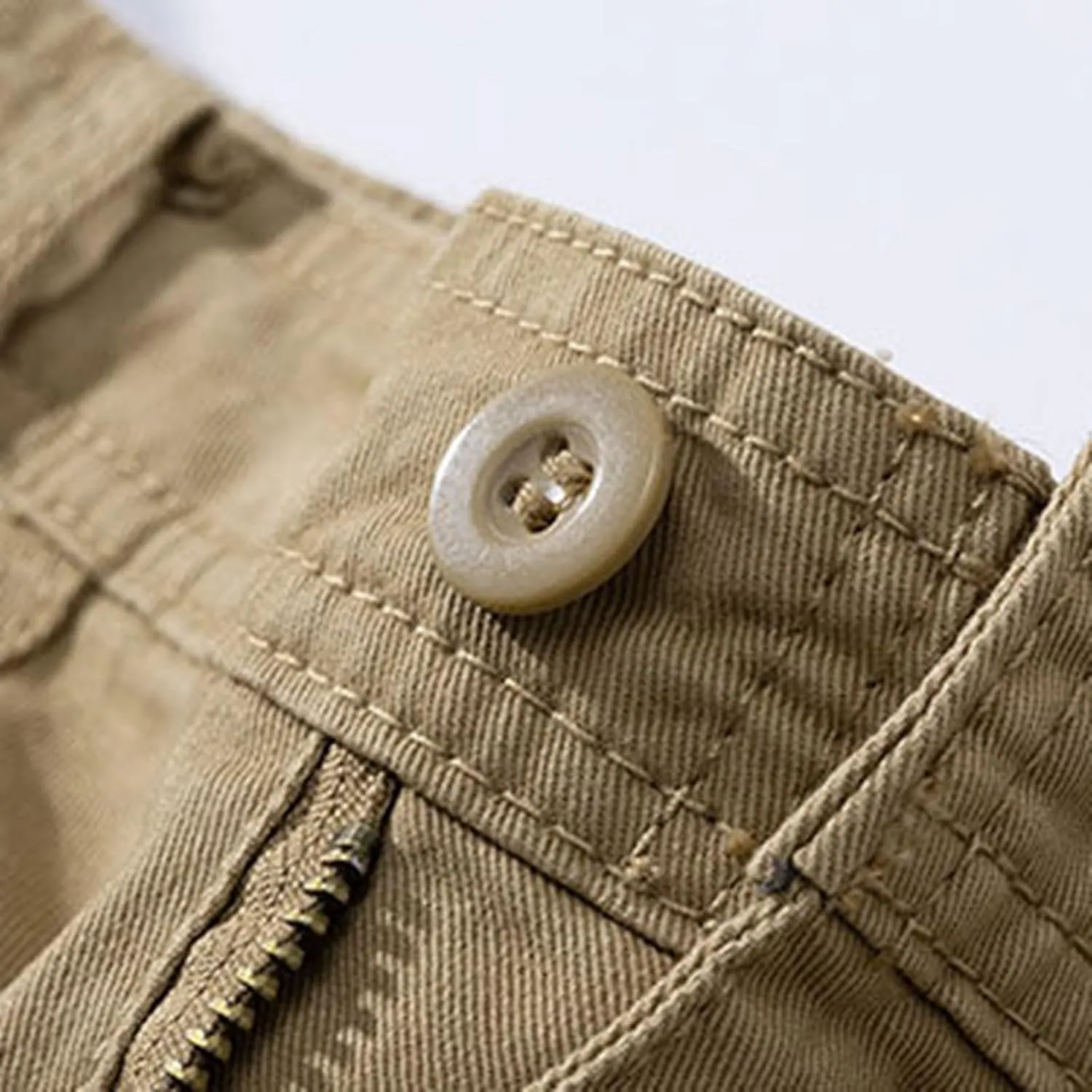 Plus Size Men's Cargo Pants Cotton Casual Work Trousers Hiking Pants Slim Fit Striped Fashion Casual Elastic Trousers