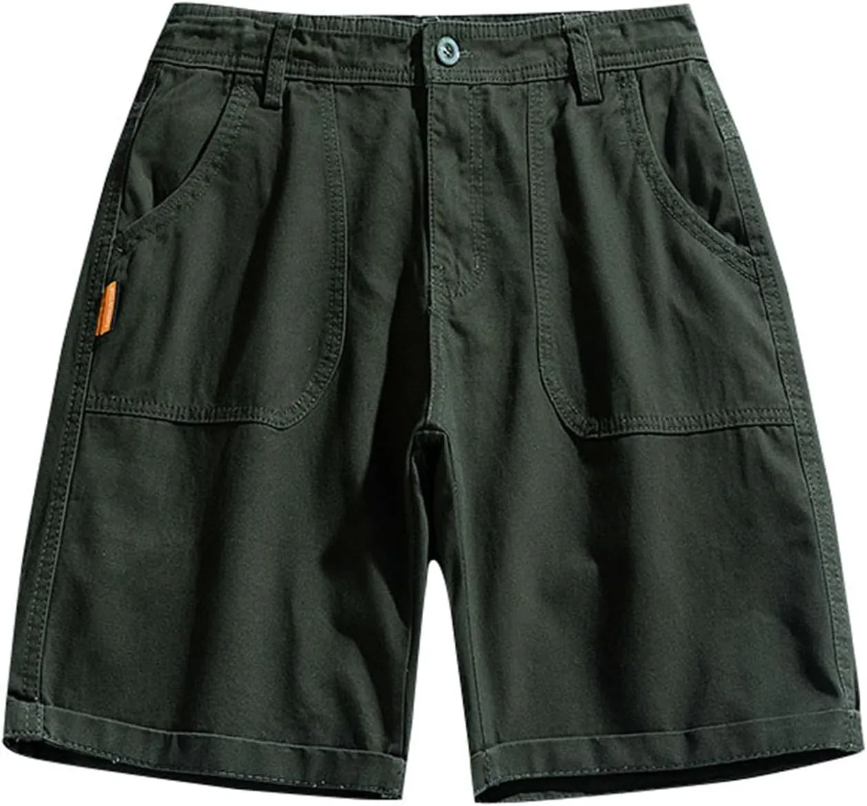 Plus Size Men's Cargo Pants Cotton Casual Work Trousers Hiking Pants Slim Fit Striped Fashion Casual Elastic Trousers