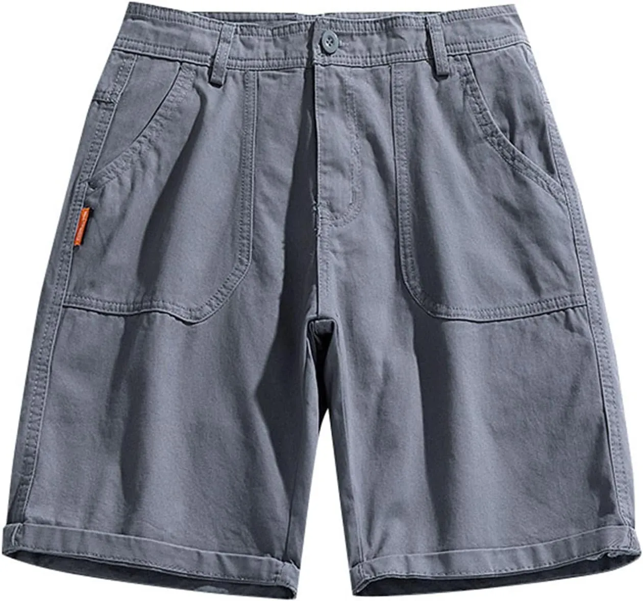 Plus Size Men's Cargo Pants Cotton Casual Work Trousers Hiking Pants Slim Fit Striped Fashion Casual Elastic Trousers