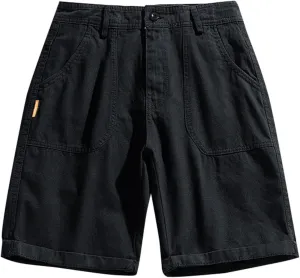 Plus Size Men's Cargo Pants Cotton Casual Work Trousers Hiking Pants Slim Fit Striped Fashion Casual Elastic Trousers