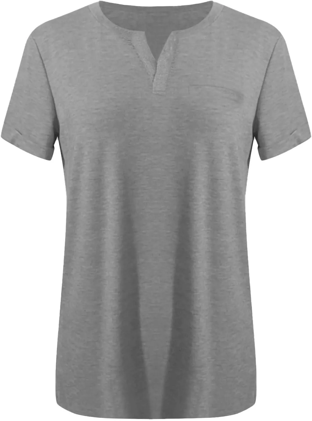 Plus Size Tops for Women Trendy V Neck Short Sleeve Summer Shirts Oversized Tunic Top Loose Fit Blouses Basic Tshirt