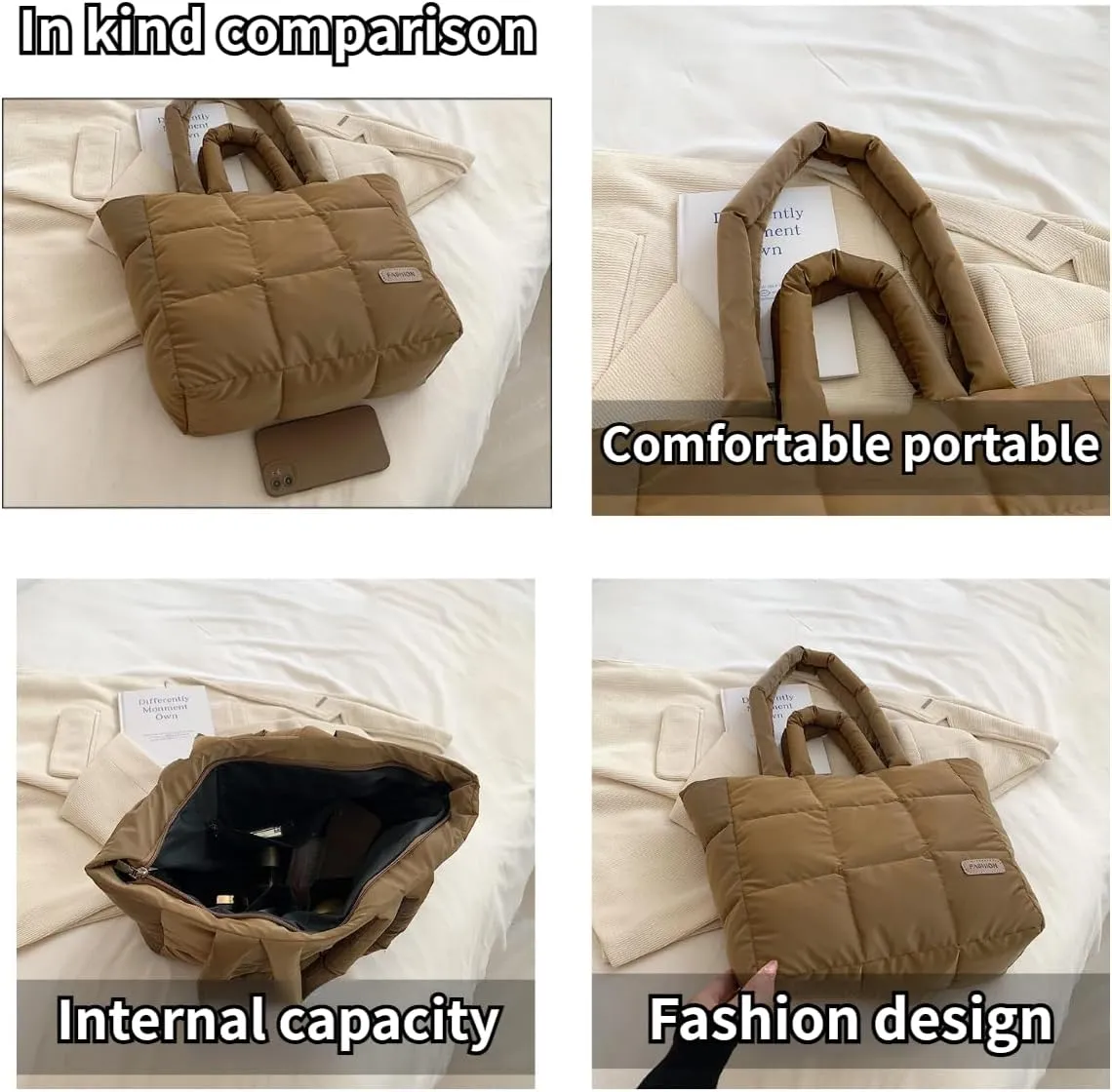 Puffer Bag Designer Crossbody Bags Aesthetic Tote Bag Quilted Purse