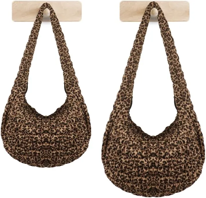 Puffer Crossbody Bag Lightweight Quilted Puffer Tote Bag Puffy Shoulder Bag Quilted Hobo Bags for Women