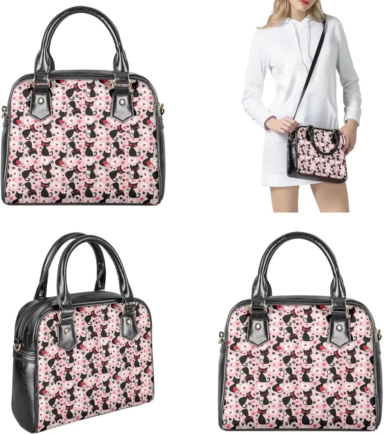 Purses with Wallets for Women Set Crossbody Shoulder Satchel Bags for Work Leather Hobo Purses and Handbags