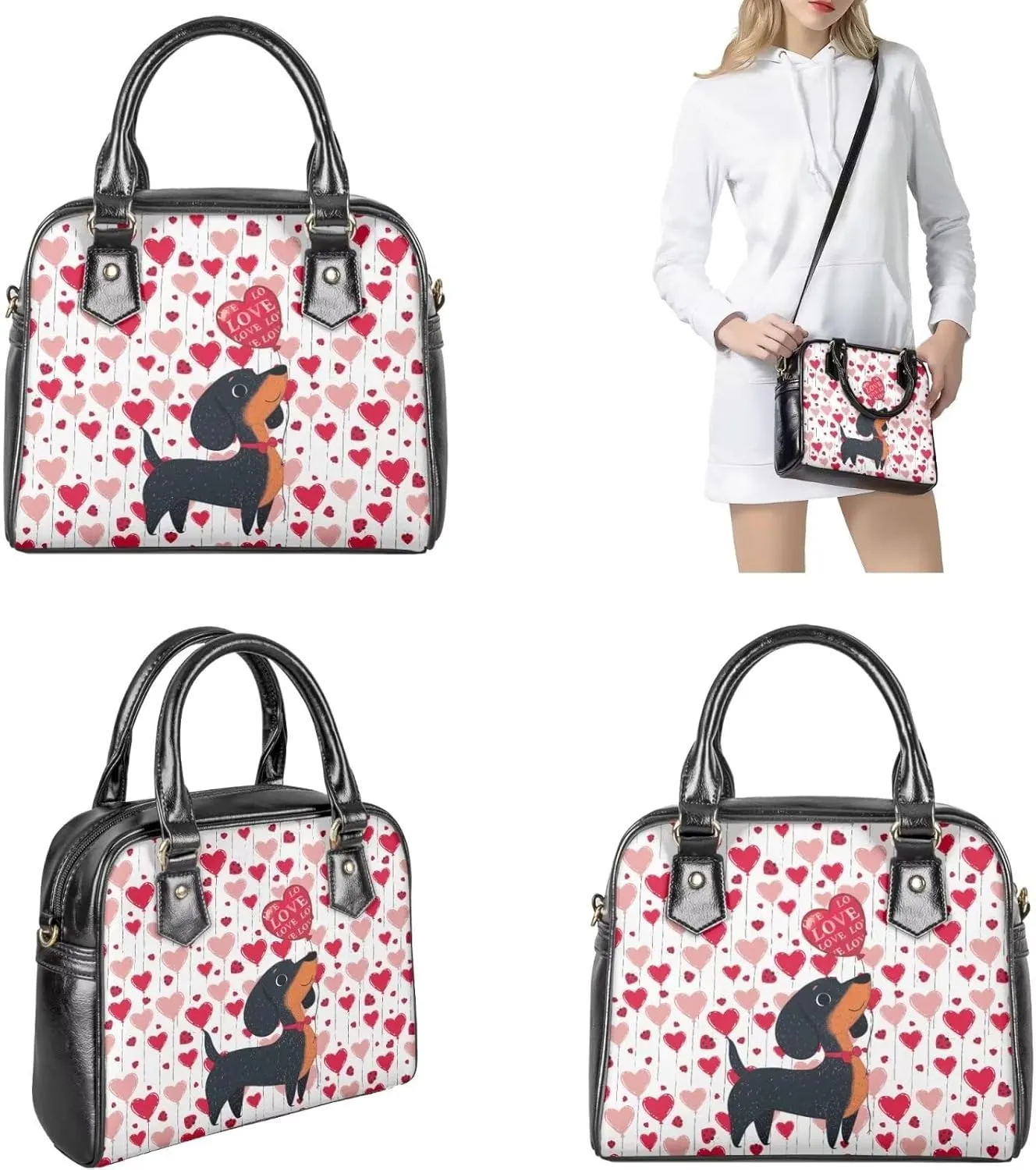 Purses with Wallets for Women Set Crossbody Shoulder Satchel Bags for Work Leather Hobo Purses and Handbags