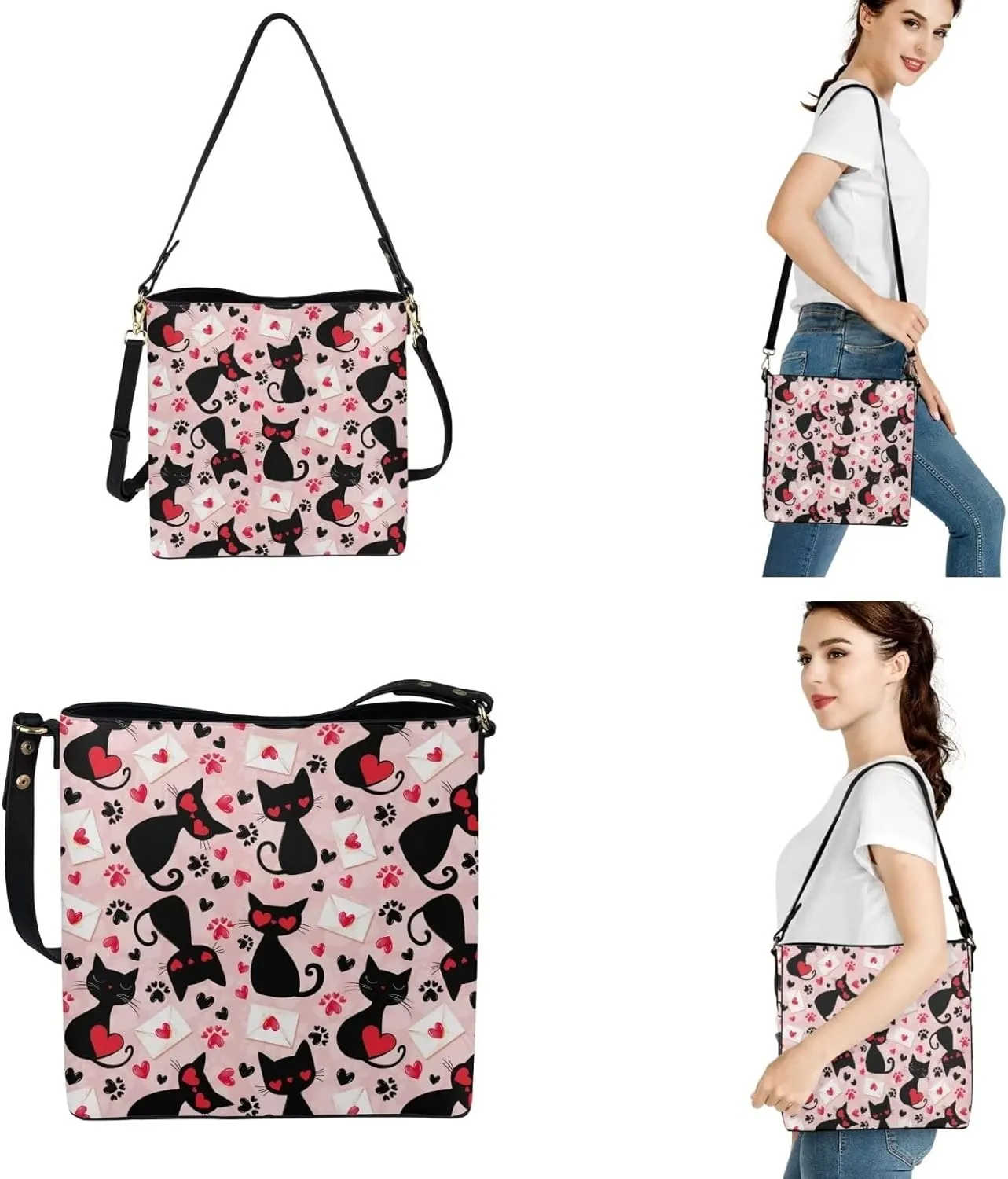 Purses with Wallets for Women Set Crossbody Shoulder Satchel Bags for Work Leather Hobo Purses and Handbags