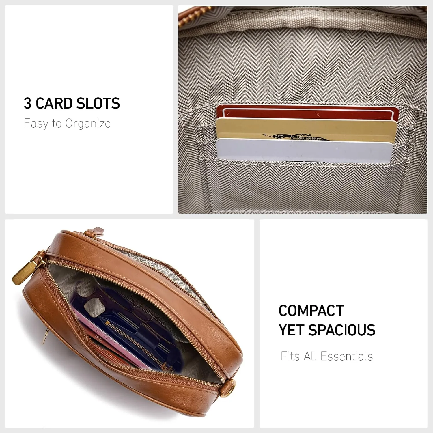Quilted Crossbody Bags for Women Small Crossbody Purse Trendy Women's Crossbody Handbag With Adjustable Strap
