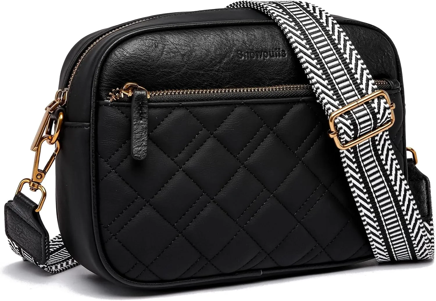 Quilted Crossbody Bags for Women Small Crossbody Purse Trendy Women's Crossbody Handbag With Adjustable Strap