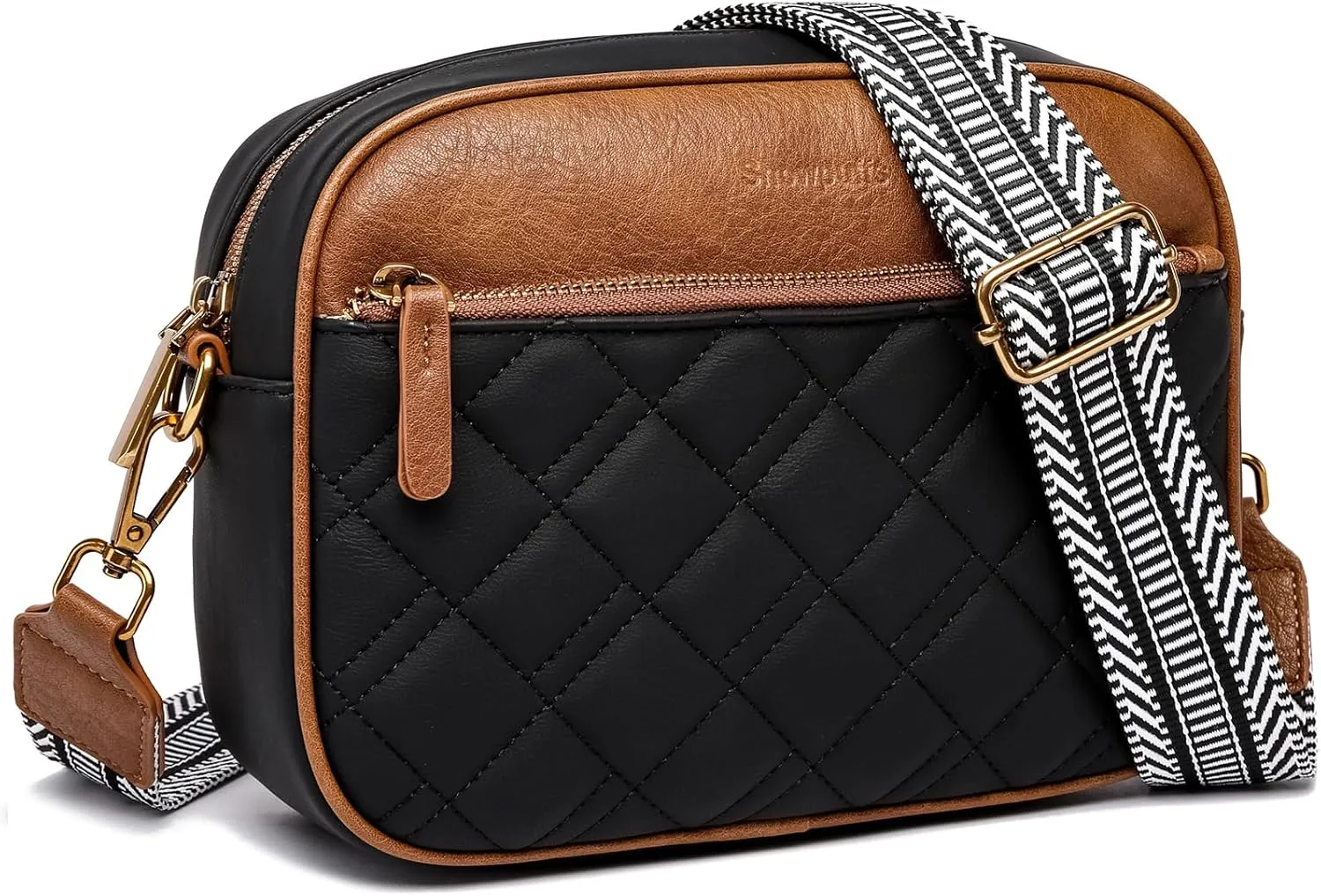 Quilted Crossbody Bags for Women Small Crossbody Purse Trendy Women's Crossbody Handbag With Adjustable Strap