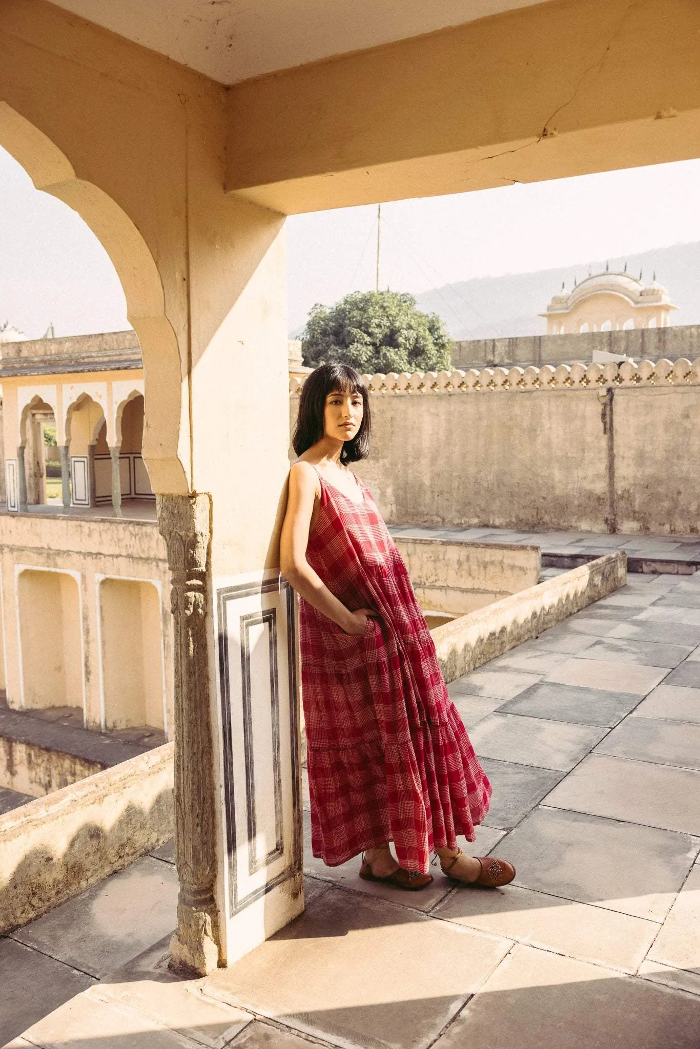 Red Dahlia Dress