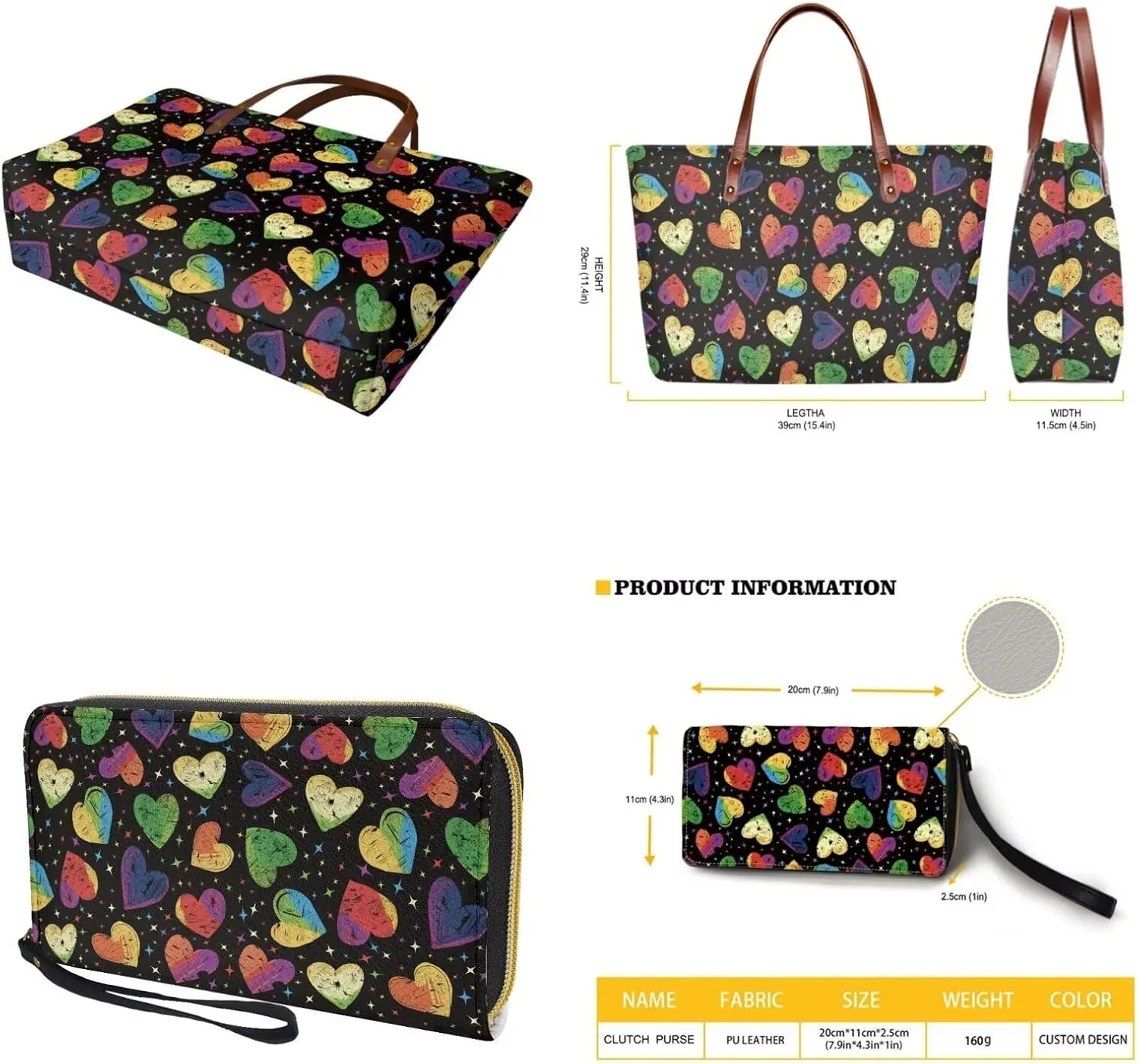 Satchel Purse with Matching Wallet Tote Bag Set Shoulder Bag and Wallet Set Handbag and Wallet Set for Women