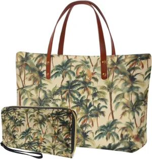 Satchel Purse with Matching Wallet Tote Bag Set Shoulder Bag and Wallet Set Handbag and Wallet Set for Women