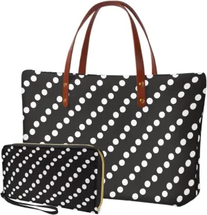 Satchel Purse with Matching Wallet Tote Bag Set Shoulder Bag and Wallet Set Handbag and Wallet Set for Women