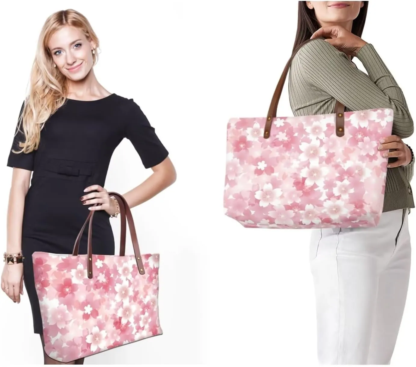 Shoulder Bag and Wallet Set for Women Tote Bag 2 Pack Handbag and Wallet Set Clutch Wallet and Purse Set for Work