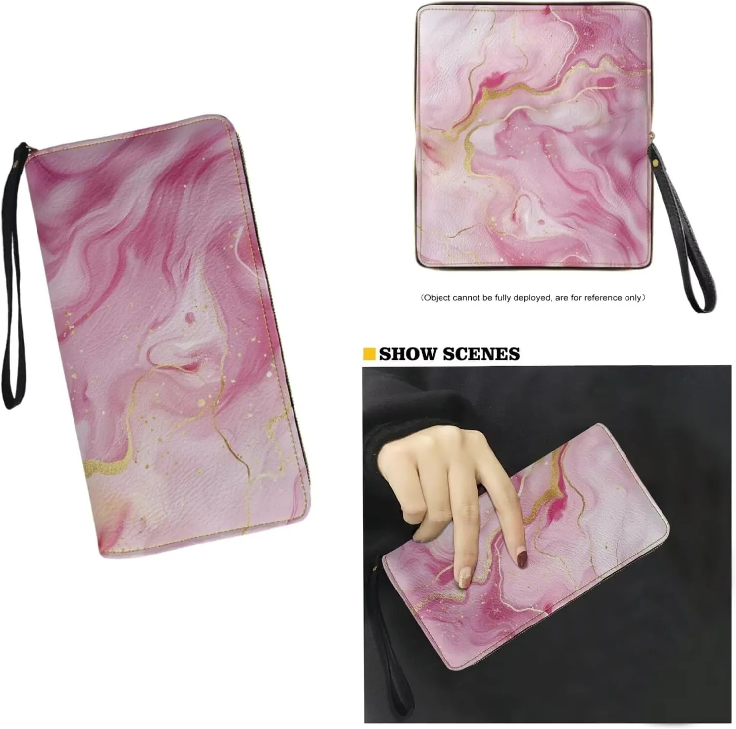 Shoulder Bag and Wallet Set for Women Tote Bag 2 Pack Handbag and Wallet Set Clutch Wallet and Purse Set for Work