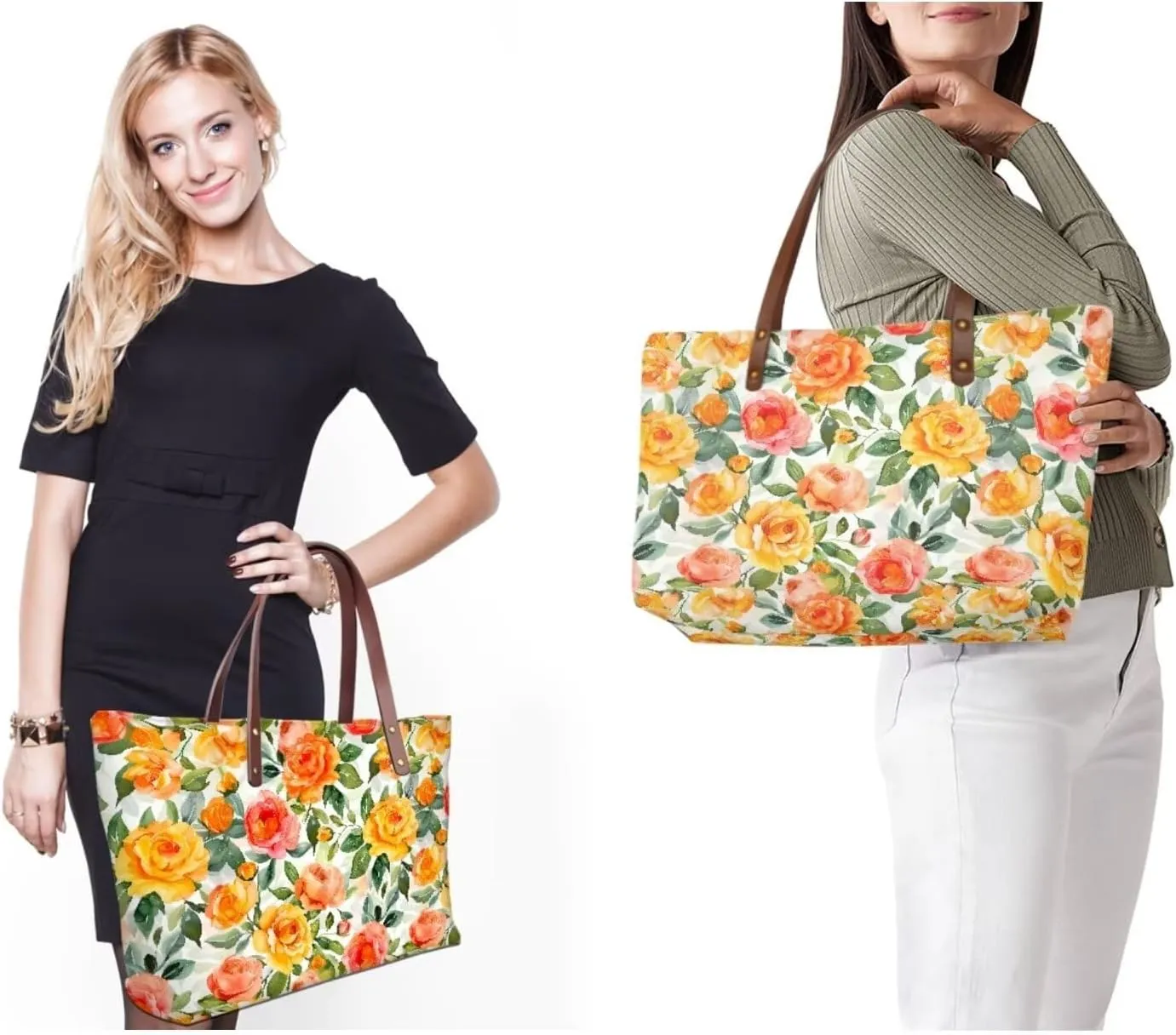 Shoulder Bag and Wallet Set for Women Tote Bag 2 Pack Handbag and Wallet Set Clutch Wallet and Purse Set for Work