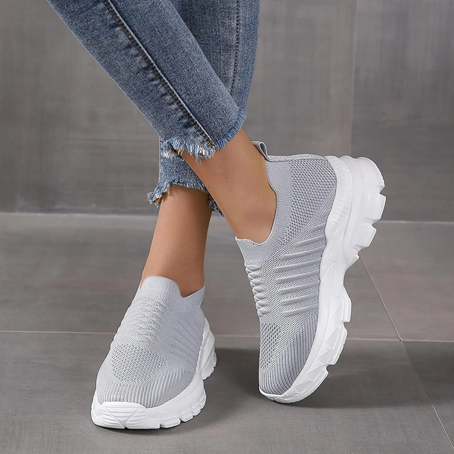 Sneakers for Women Dressy Walking Shoes Non Slip Casual 2023 Mesh Running Shoes Workout Sneakers