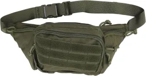 Sports Waist Bag Lightweight Large Capacity Easy To Carry Chest Belt Traveling Running Hiking Cycling Nylon (OD Green)