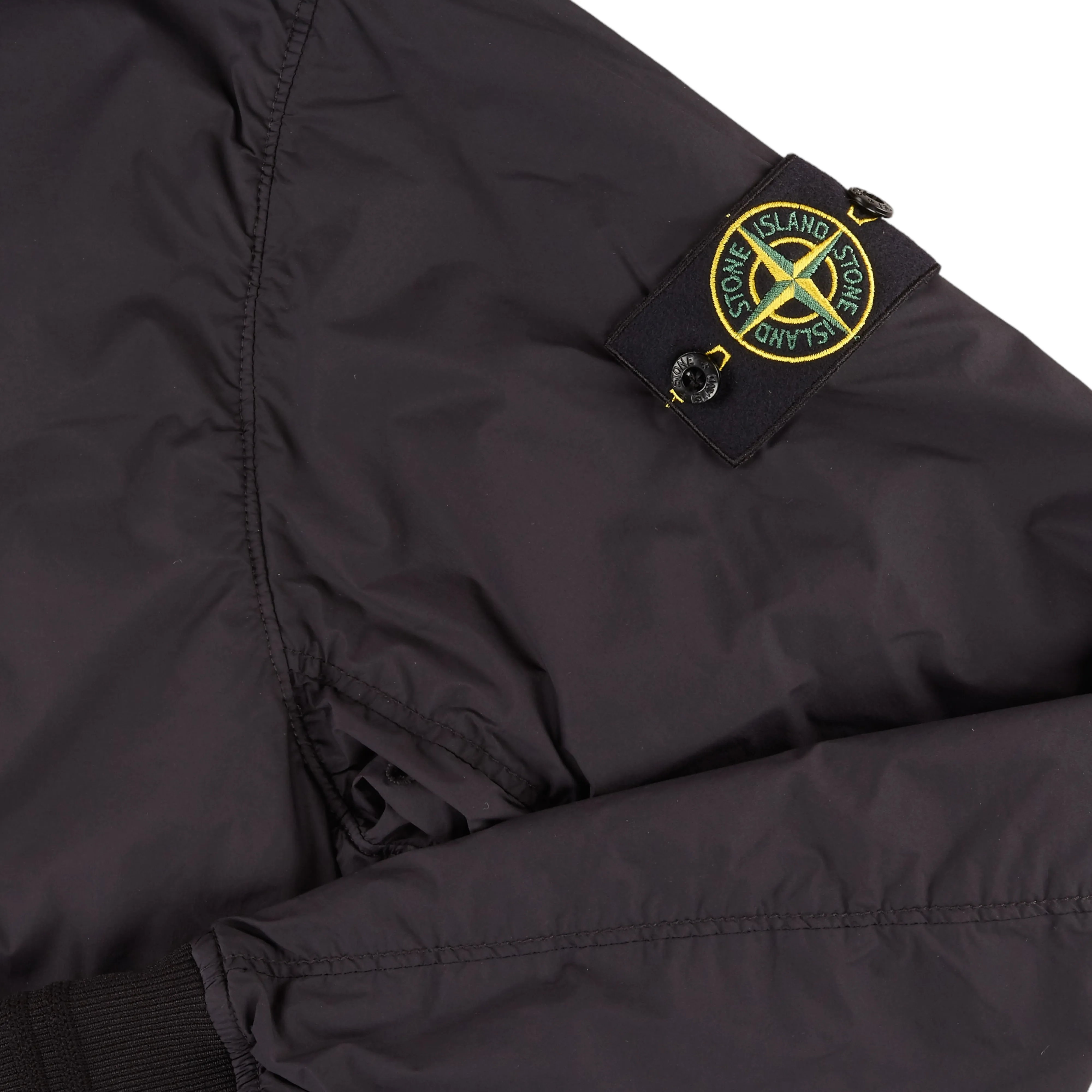 Stone Island 40525 Skin Touch Nylon Primaloft Jakke I Sort