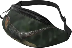 Stylish 3d_Dinosaur Bumbags Waist Fanny Pack For Women Ladies Men Lightweight Bum Bag With Zip Pockets Adjustable Belt For Dog Walking Running Cycling Hiking Outdoor Sport