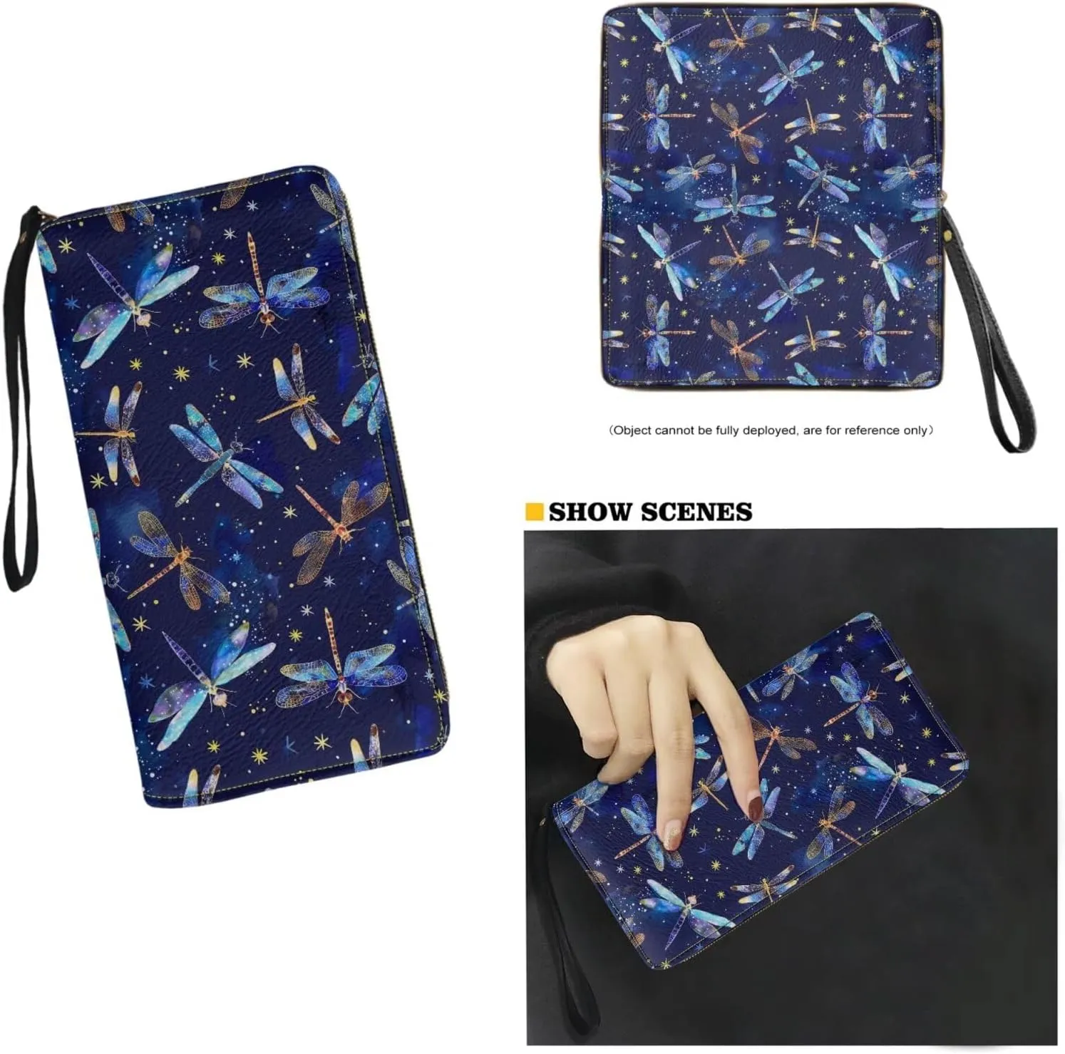 Tote Bag and Wallet Set for Women Handbags with Matching Wallets Satchel Purse 2PCS Clutch Purse for Outdoor