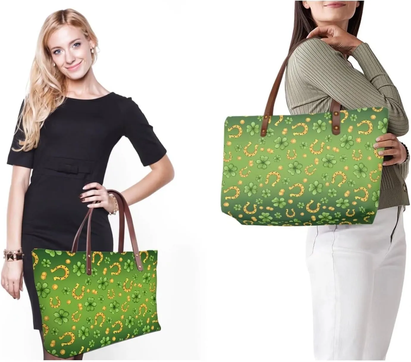Tote Bag and Wallet Set for Women Handbags with Matching Wallets Satchel Purse 2PCS Clutch Purse for Outdoor