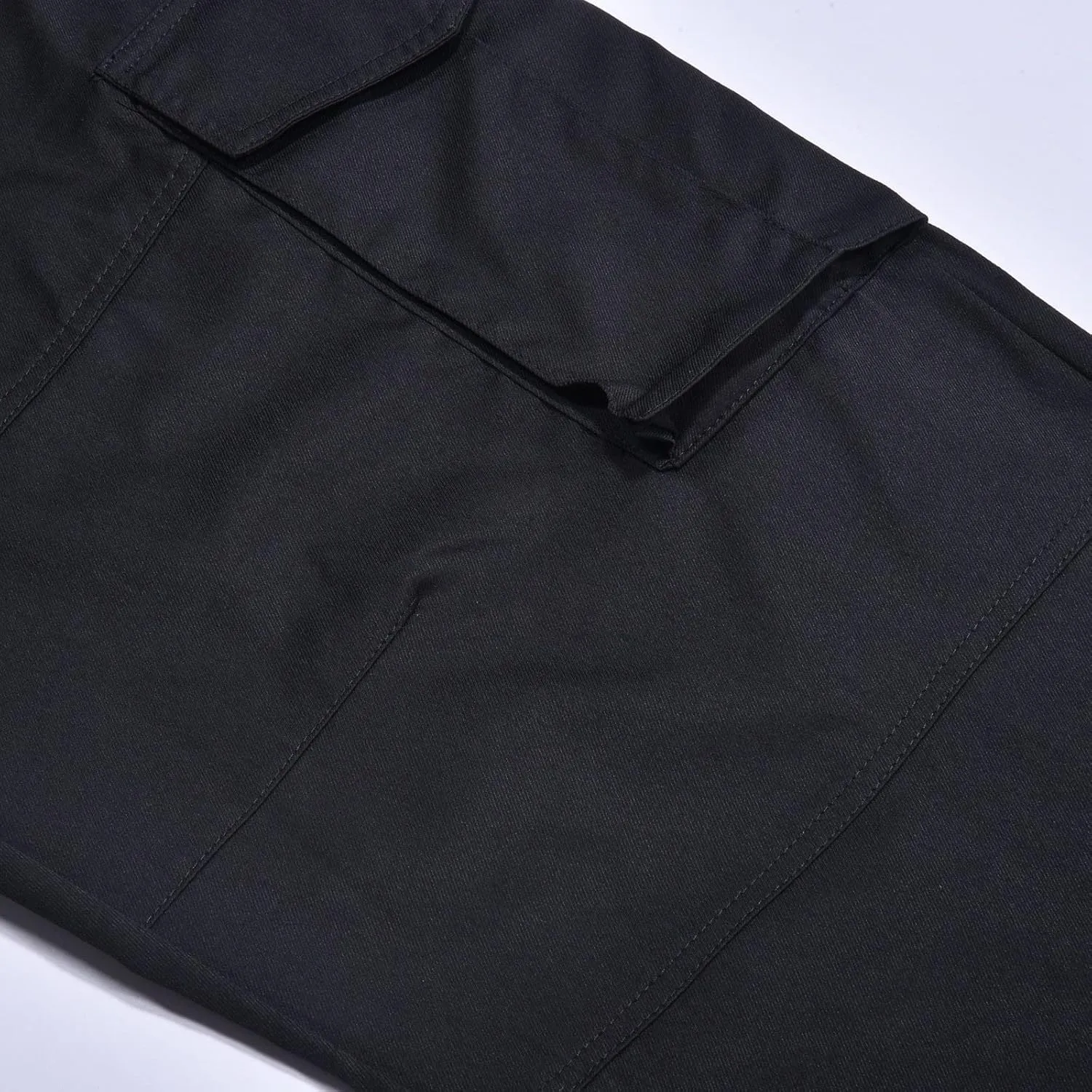 Weatherproof Men's Pants Mens Casual Elastic Drawstring Cargo Pants Lightweight Relaxed Fit Cotton Workout Sweatpants