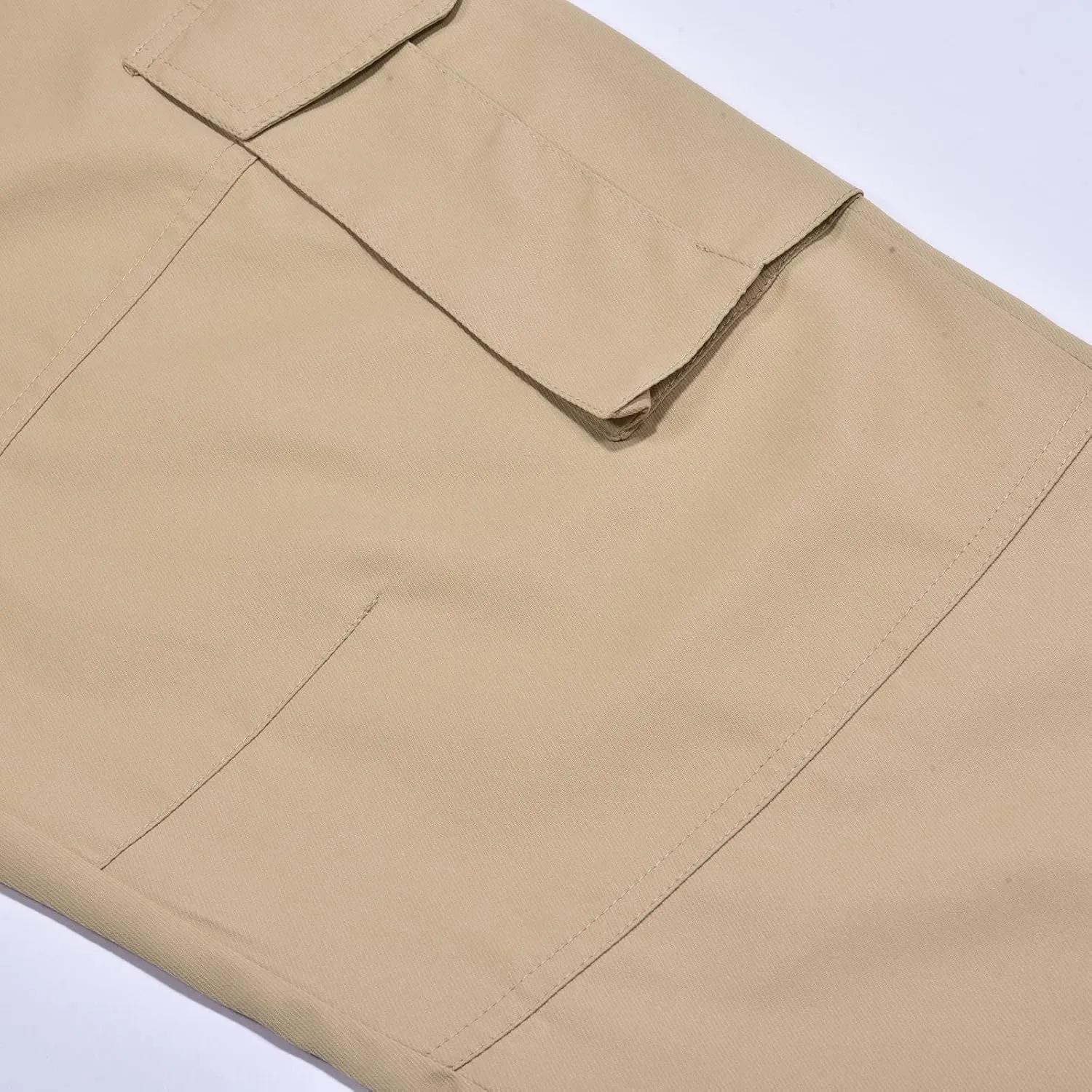 Weatherproof Men's Pants Mens Casual Elastic Drawstring Cargo Pants Lightweight Relaxed Fit Cotton Workout Sweatpants