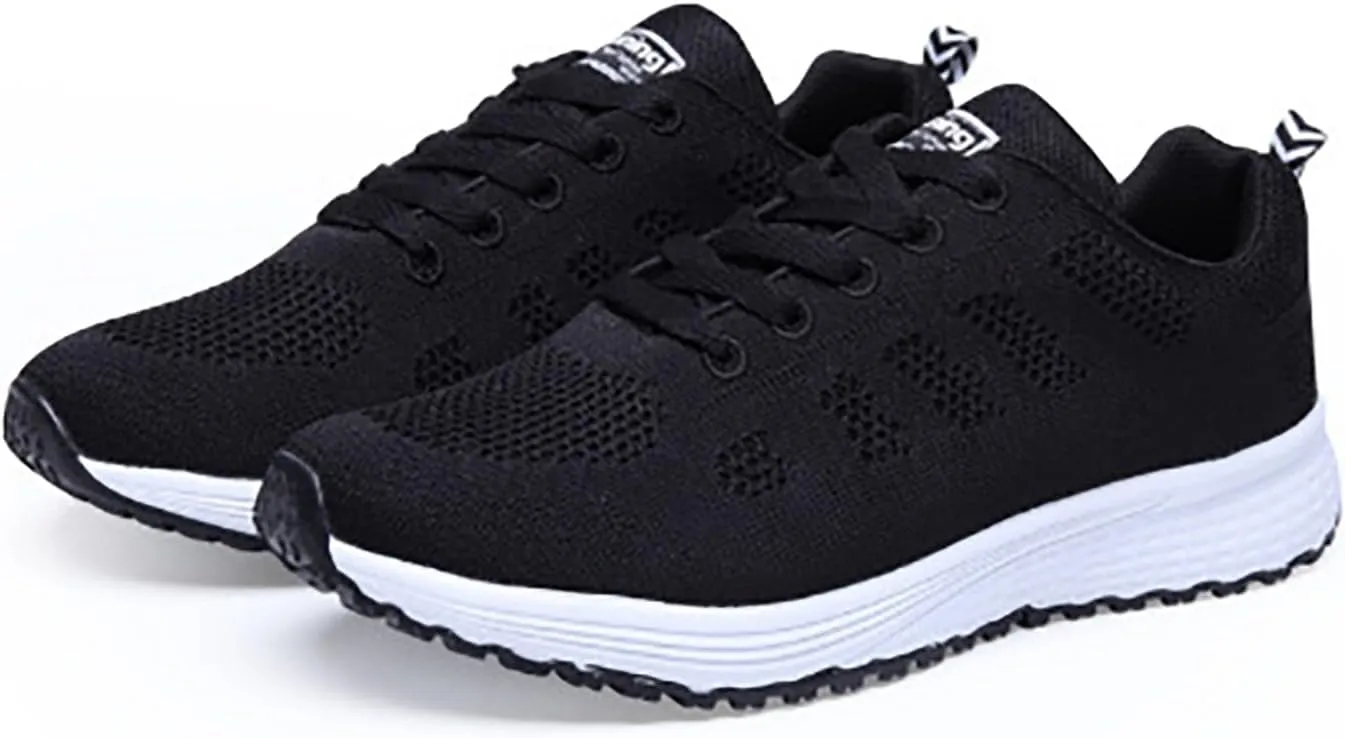 Woman Tennis Shoes Fashion Breathable Mesh Sneakers Comfortable Business Casual Summer Walking Running Athletic Shoes