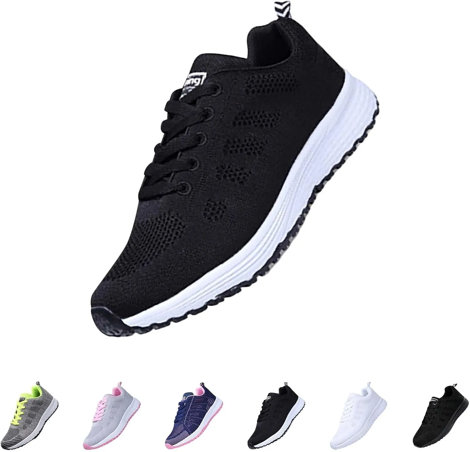 Woman Tennis Shoes Fashion Breathable Mesh Sneakers Comfortable Business Casual Summer Walking Running Athletic Shoes
