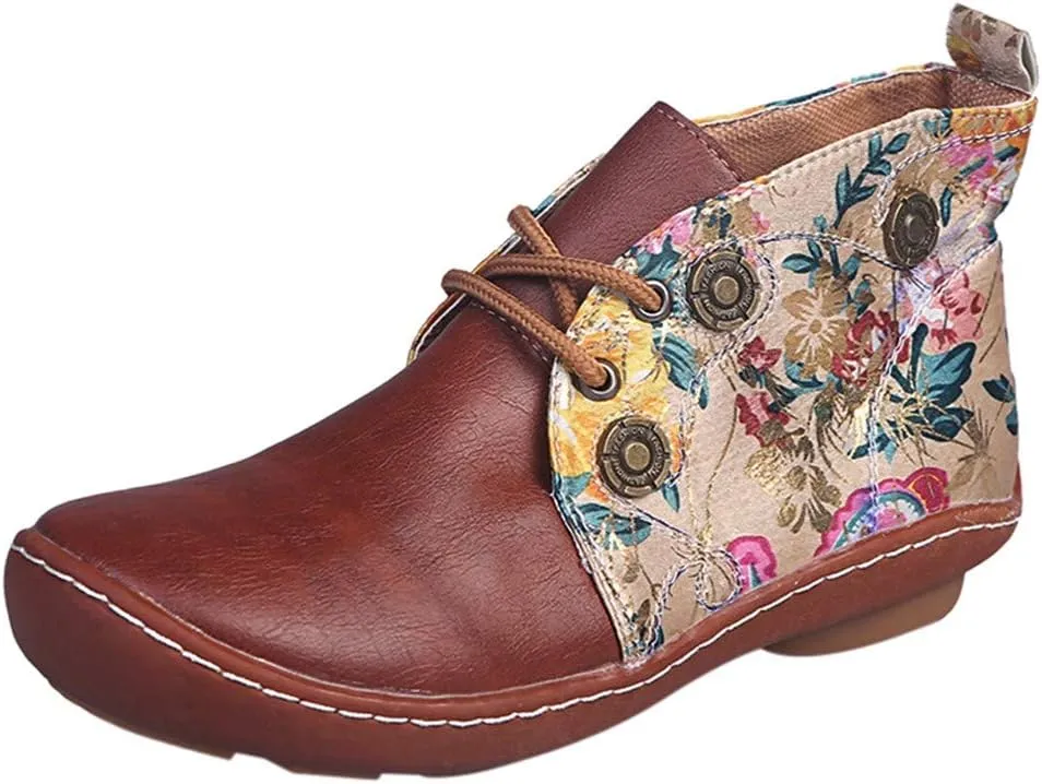 Women Boots Ankle WomenS Boots Boots for Walking All Day Women Womens Navy Boots Womens Ankle Boots No Heel Leather Ankle Booties Flat