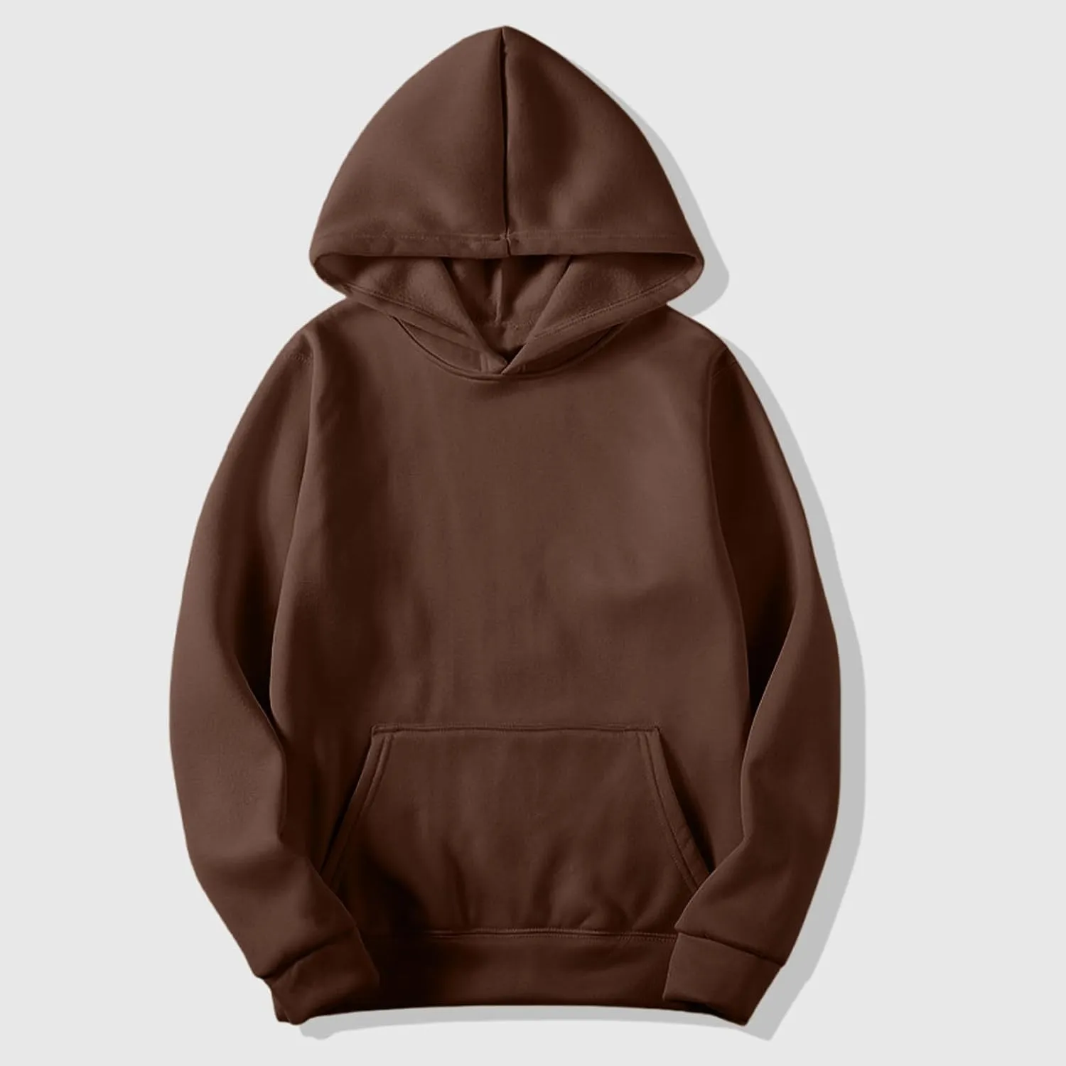 Women Men Basic Hoodies Unisex Oversized Fleece Sweatshirt Casual Long Sleeve Pullover Plain Sweater Fall Outfits